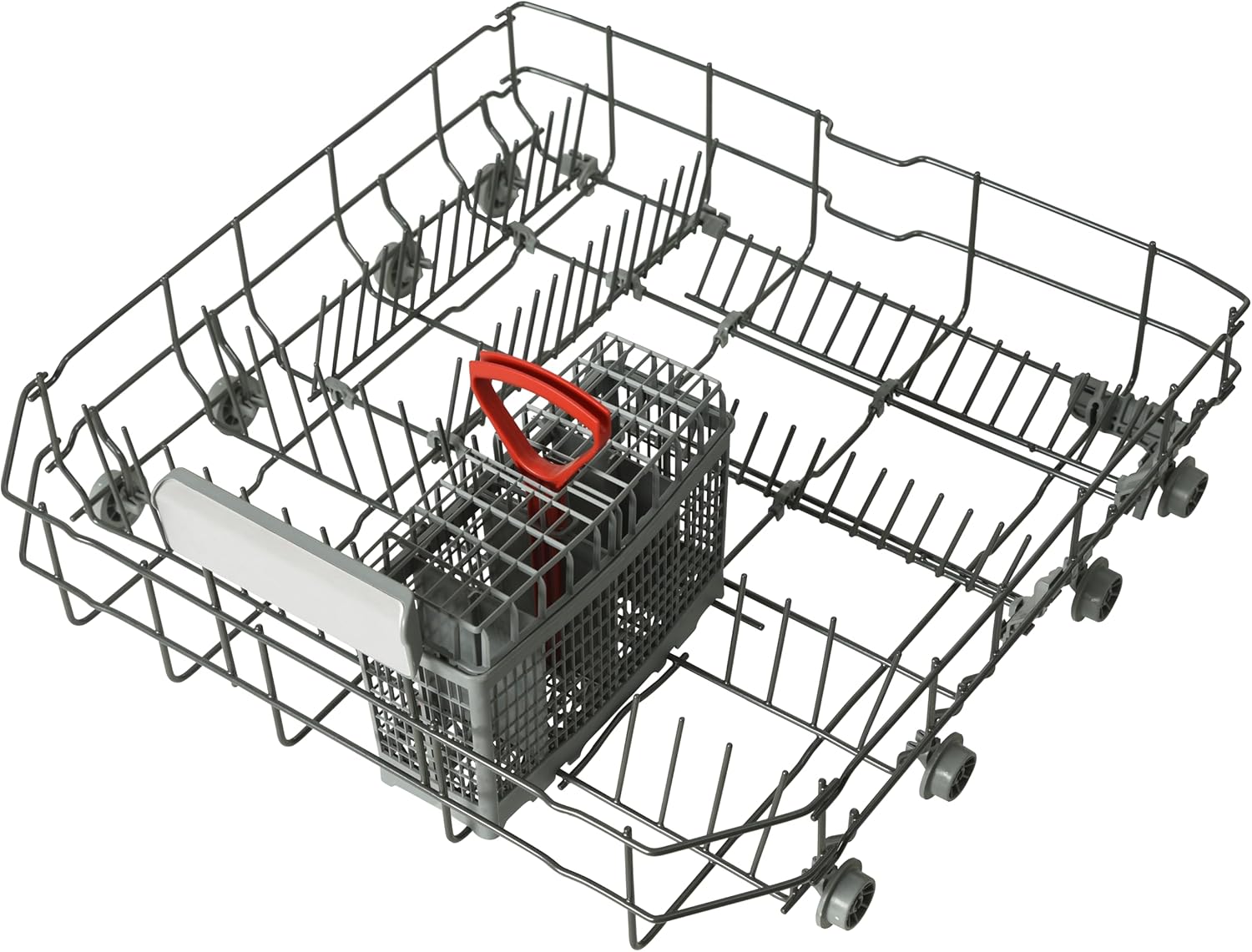 Sharp QW-NA25GF44BS-DE Freistehender Geschirrspüler 60cm / B / 14 Maßgedecke mit Besteckschublade / 8 Programme mit Automatikprogrammen/Halbe Beladung/Startzeitvorwahl/AquaStop/Silber