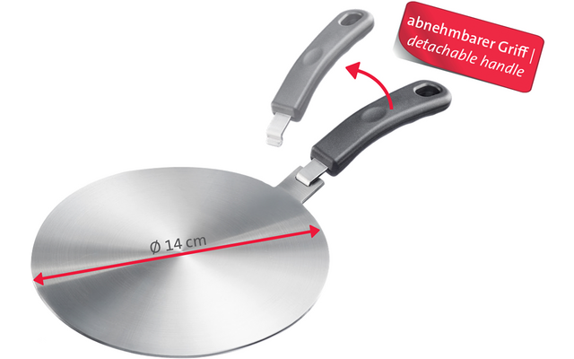Westmark Induktionsadapterplatte Edelstahl