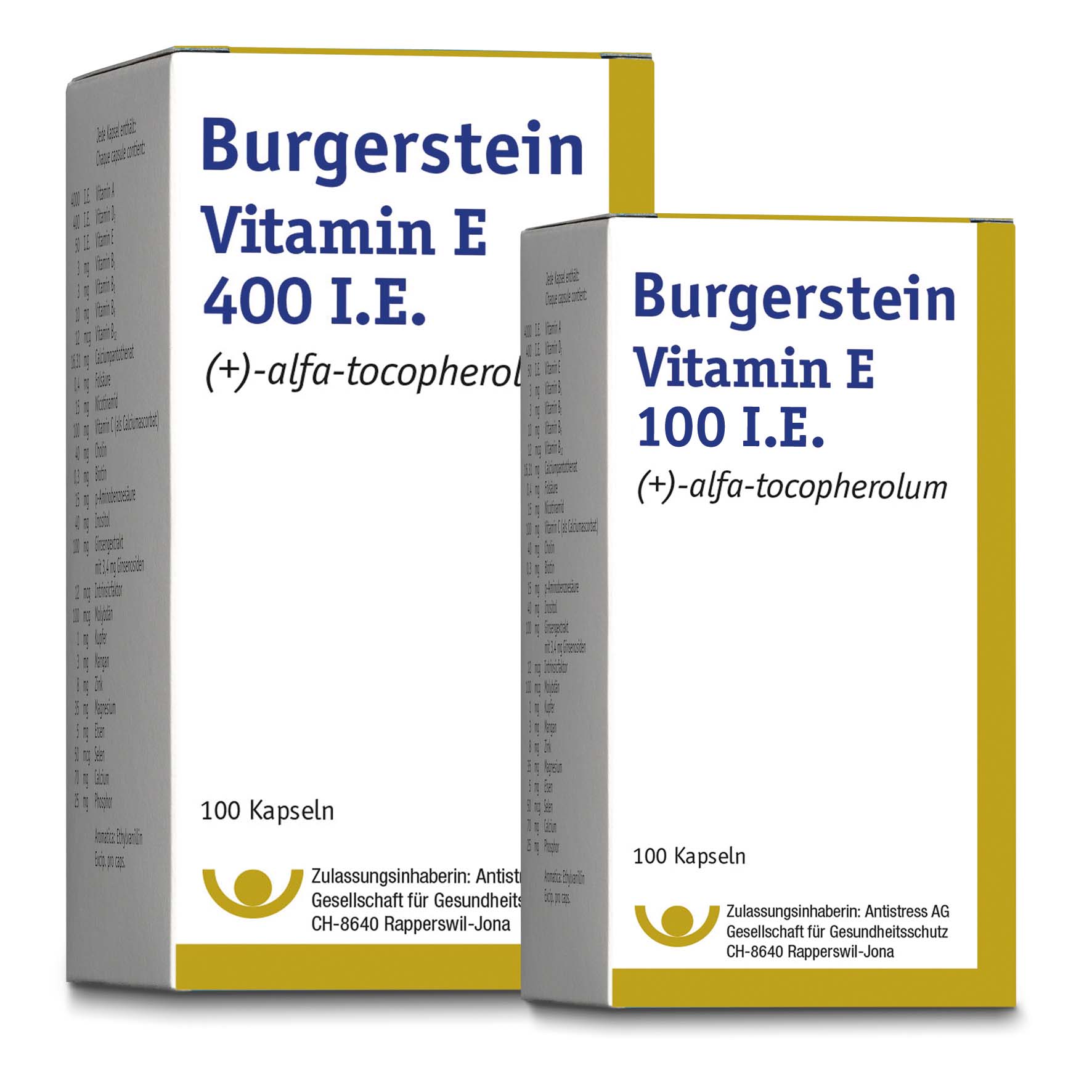 BURGERSTEIN Vitamin E Weichkaps 400 IE Ds 100 Stk