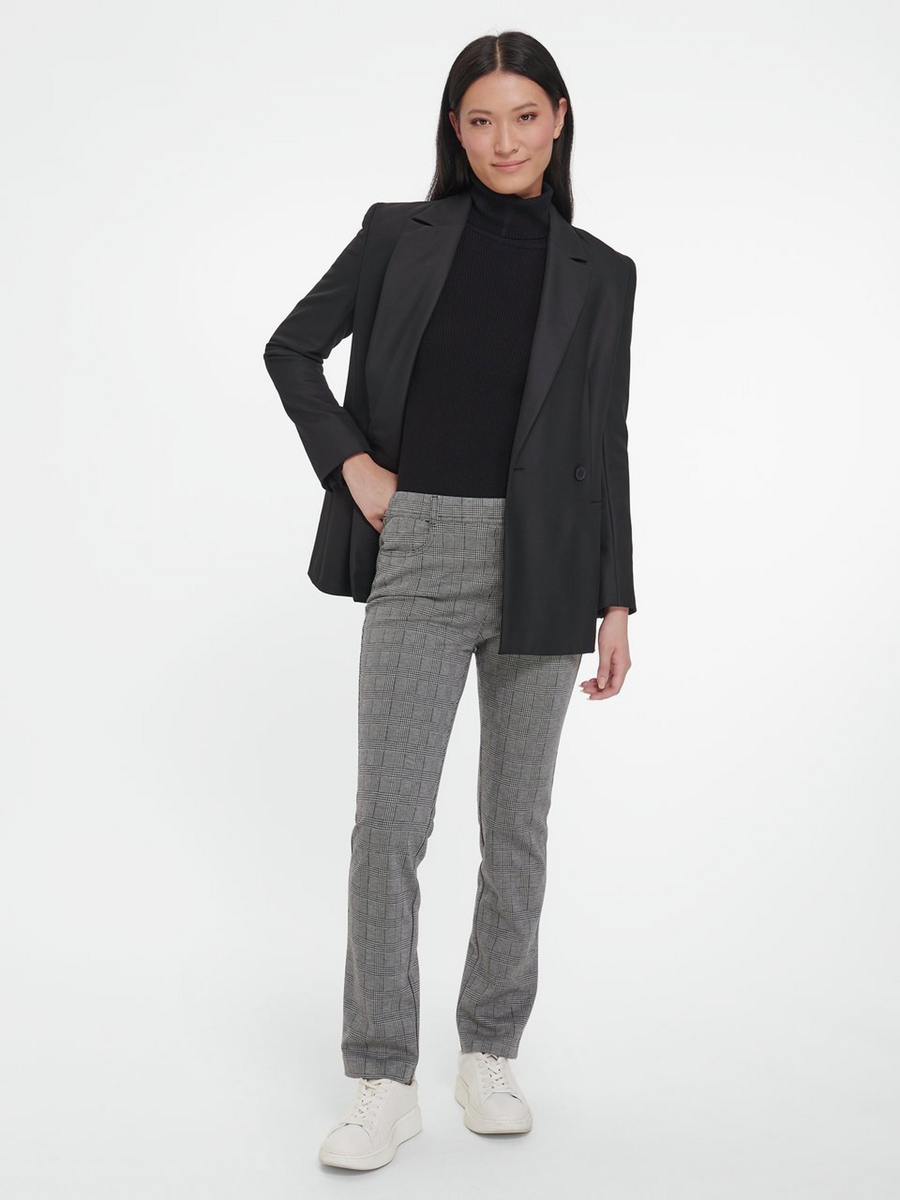 Hose „Alice“ mit Karo-Muster