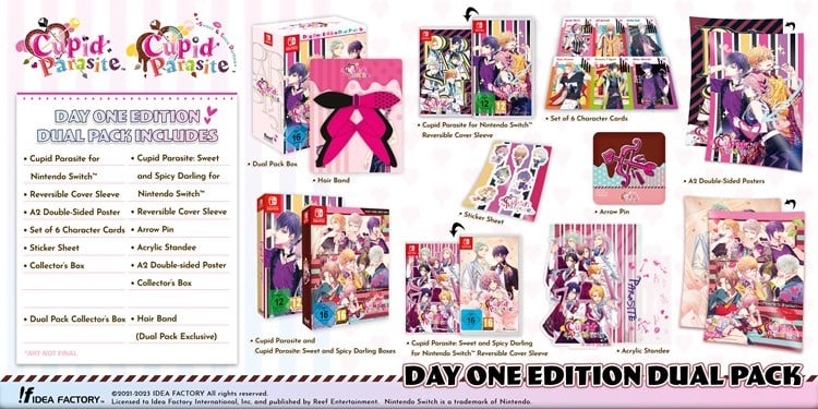 Cupid Parasite: Sweet and Spicy Darling (Day 1 Edition) (Dual Pack)- Nintendo Switch