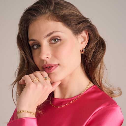 Sif Jakobs Jewellery Biella Altro Piccolo Ring, Gold Plated, 54