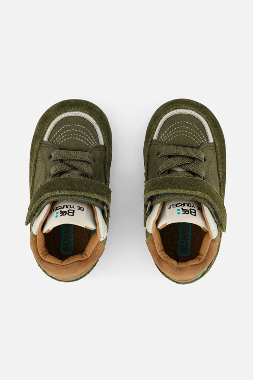 Bunnies JR leren lopen velcro groen