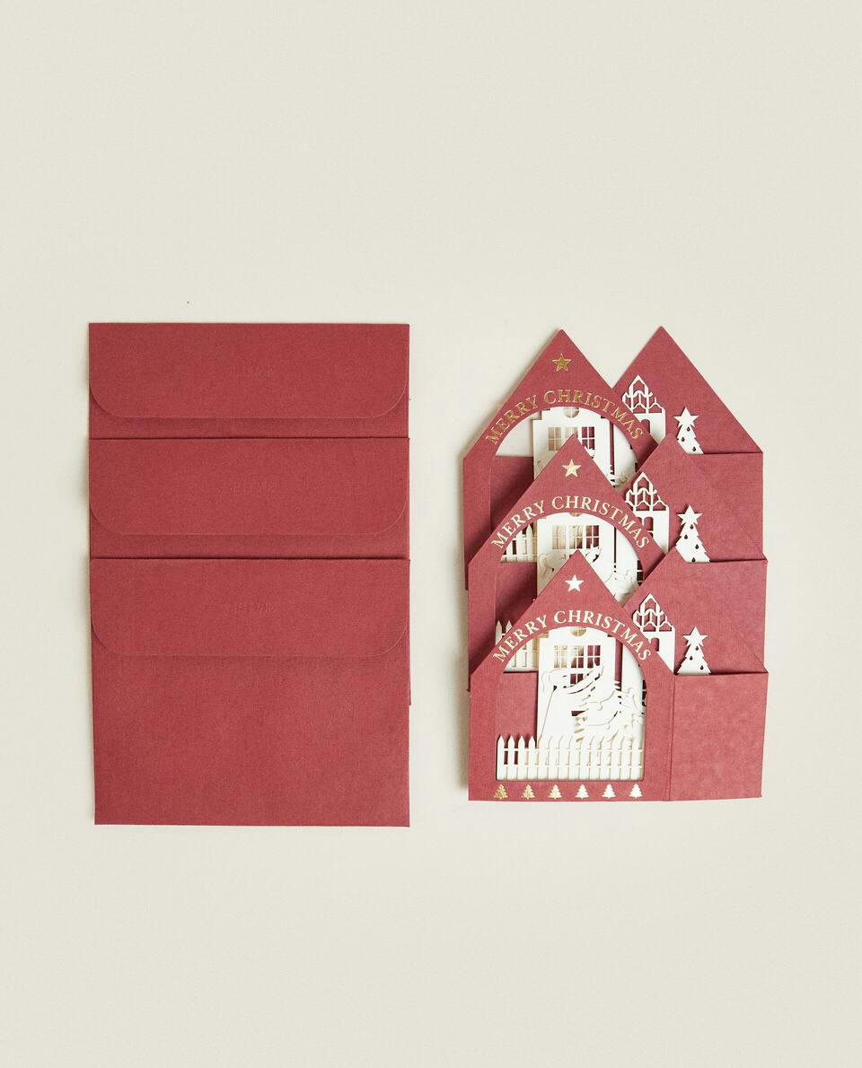 PACOTE DE CARTÕES-POSTAIS DE NATAL (PACOTE COM 3)