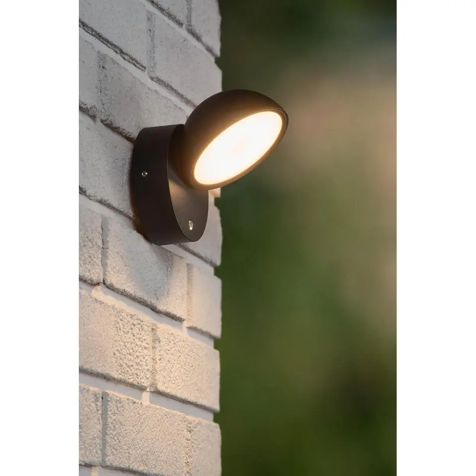Lucide FINN Wandlamp - Zwart
