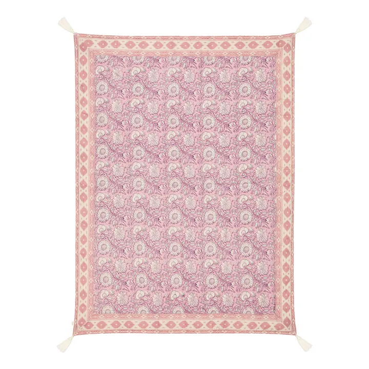 Louise Misha Plaid Enoha en coton bio | Rose