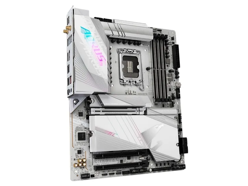 [OUTLET] - Gigabyte Z790 AORUS PRO X - Bundkort - ATX - LGA1700 sokkel - Z790 Chipset - USB 3.2 Gen 1, USB 3.2 Gen 2, USB-C 3.2 Gen2, USB-C 3.2 Gen 2x2 - 5 Gigabit Ethernet, Bluetooth, Wi-Fi 7 - onboard grafik (CPU påkrævet) - HD Audio (8-kanaler)