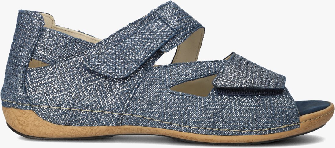blauwe waldlaufer platte sandalen heliett