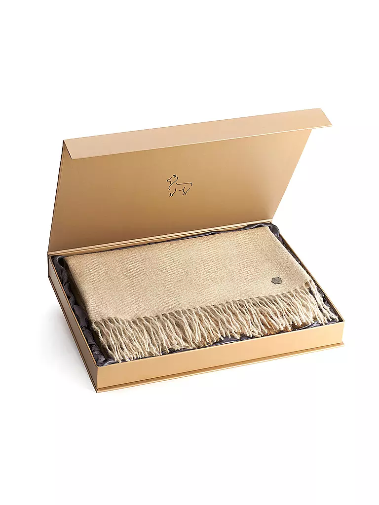 WEICH COUTURE ALPACA Edelhaardecke TIRA 130x180cm Beige  beige