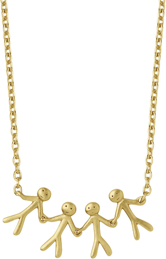 ByBiehl Together Family 4 necklace - GP Guld