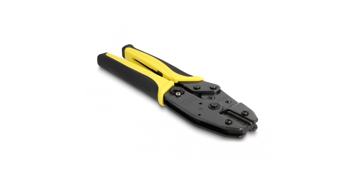 DeLOCKCrimping Tool for DL4 plug 2.5 - 6 mm² krimptang  (Geel/zwart)