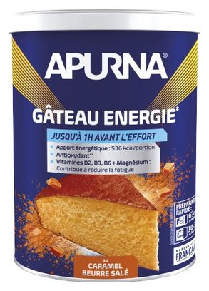 Gâteau énergétique Apurna Caramel Beurre Salé - 400g