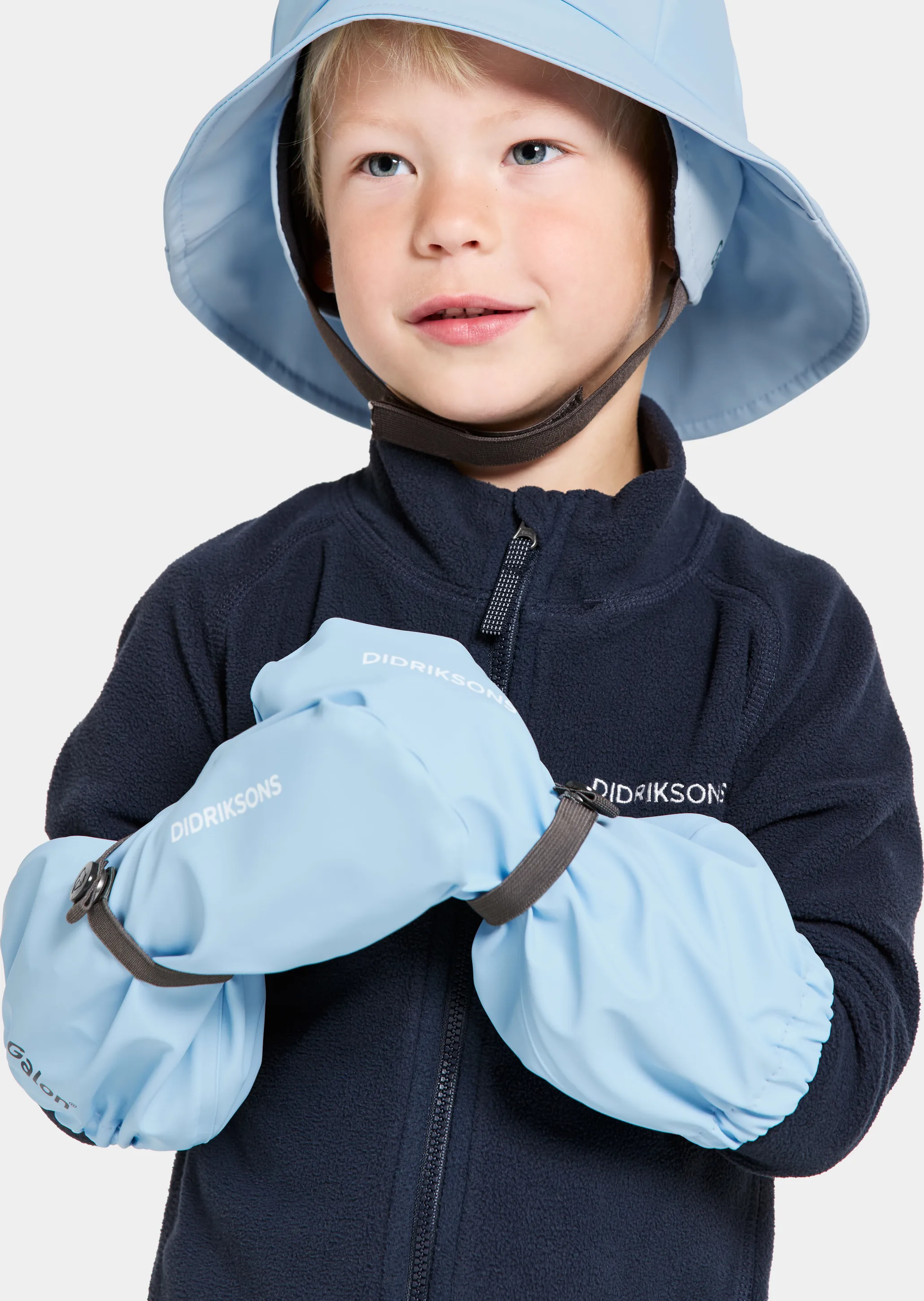 Didriksons Glove Kids 5 Light Sea Blue