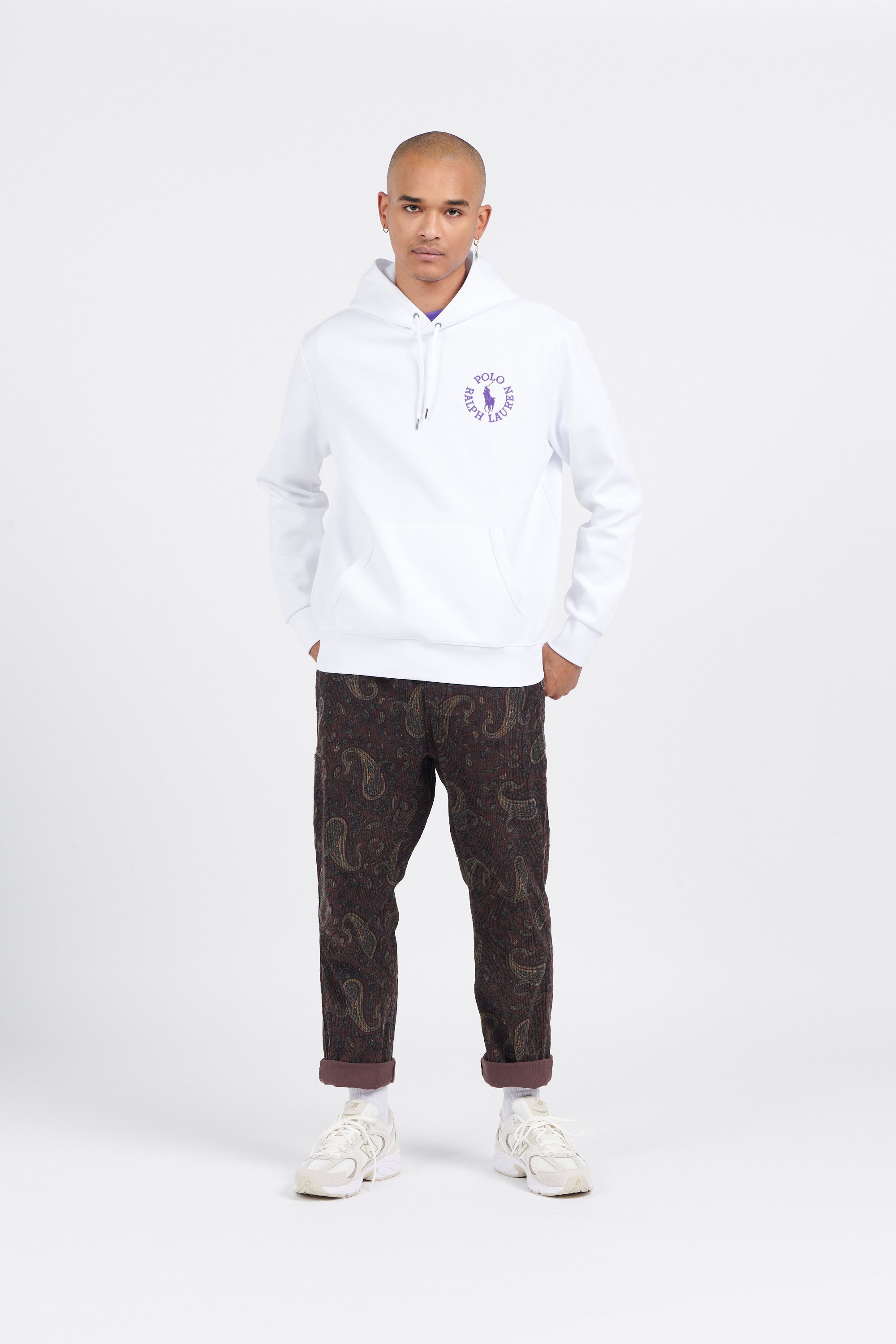 POLO RALPH LAUREN Hoodie LSPOHOODM1 X Blanc