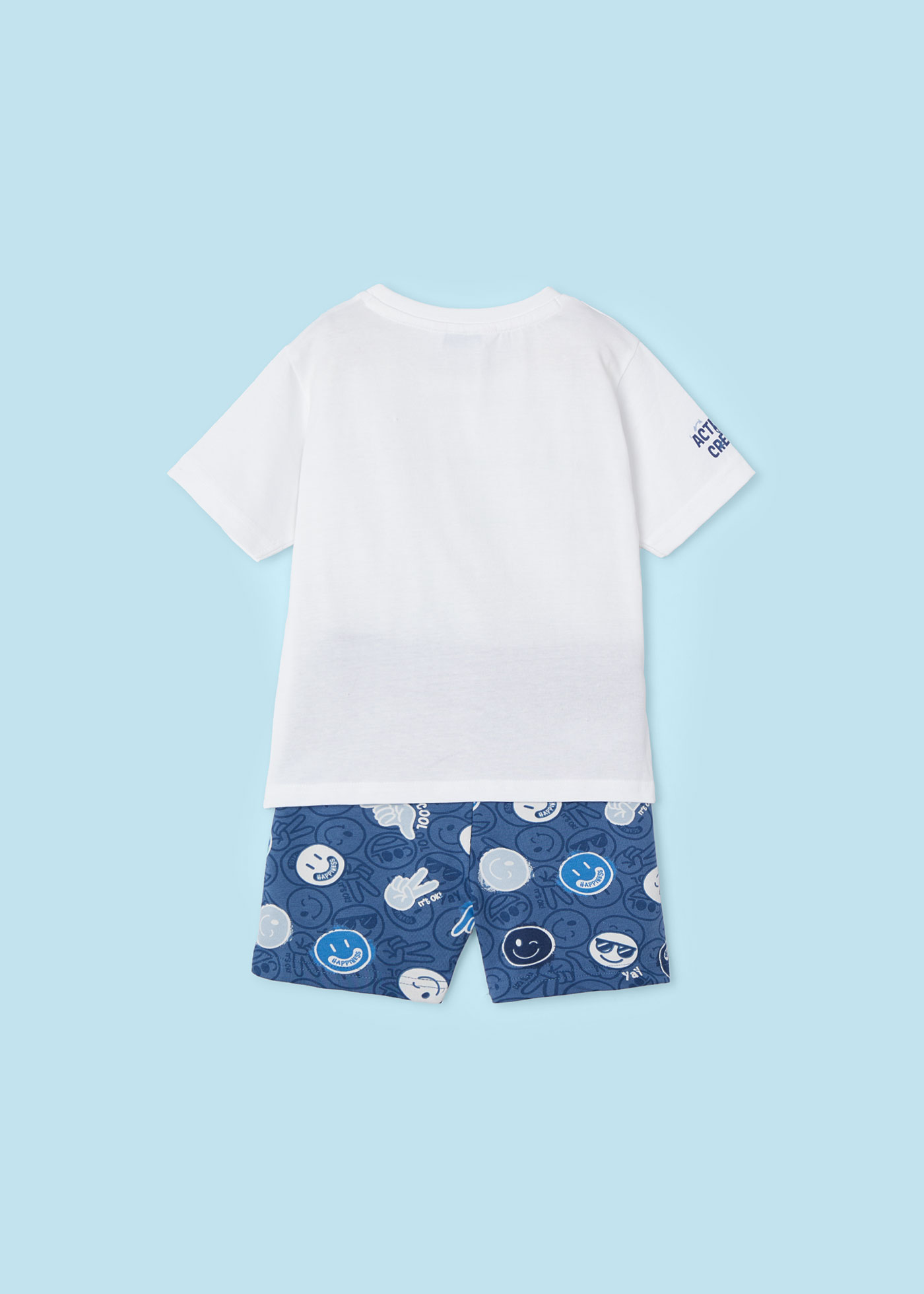 Conjunto de 2 peças Better Cotton com estampa de kiwi para meninos