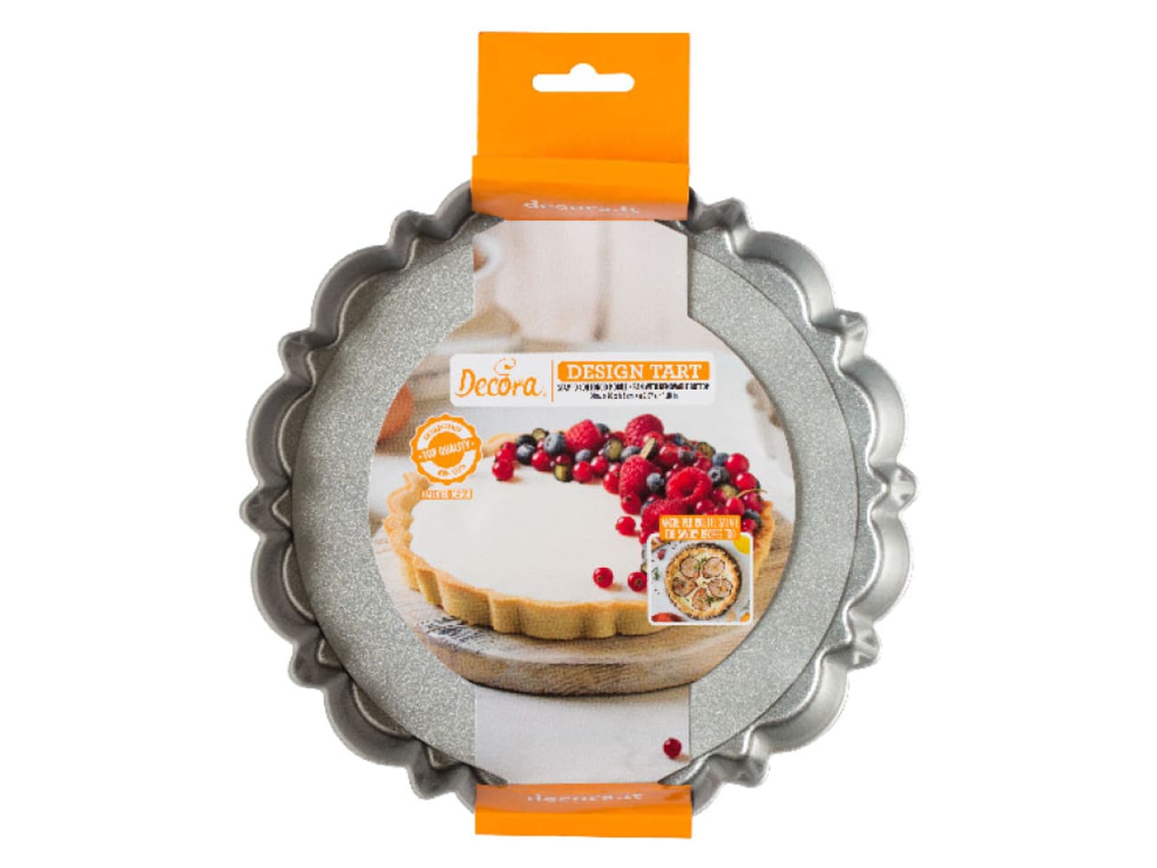Moule à tarte rond - design - Ø 20 cm - Decora