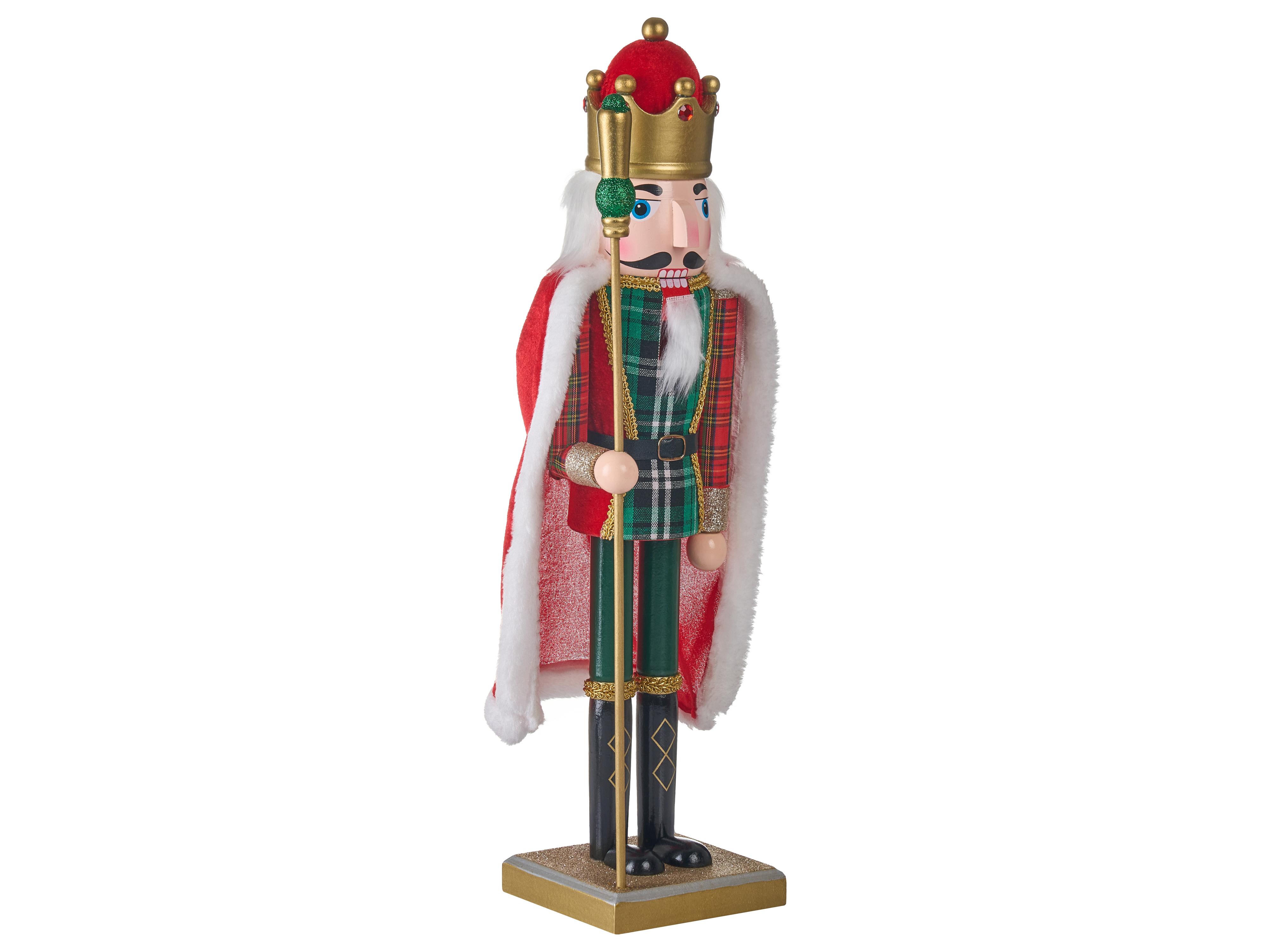 Figuur HALLSJON Notenkraker 50 cm Rood/groen