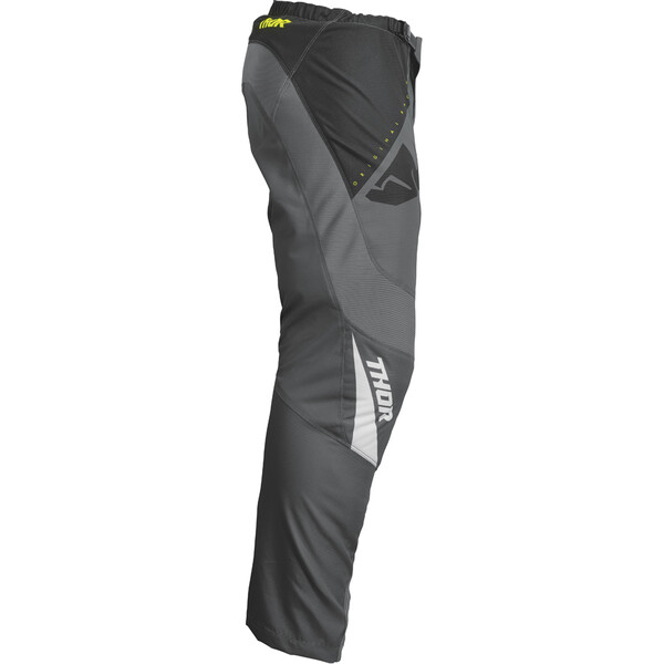 Thor Motocross - Pantalon enfant Sector Edge Gris Foncé / Jaune fluo