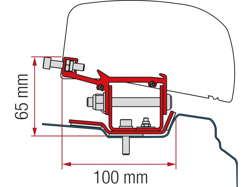 Adapter F40 Kit Renault Trafic L1 >14