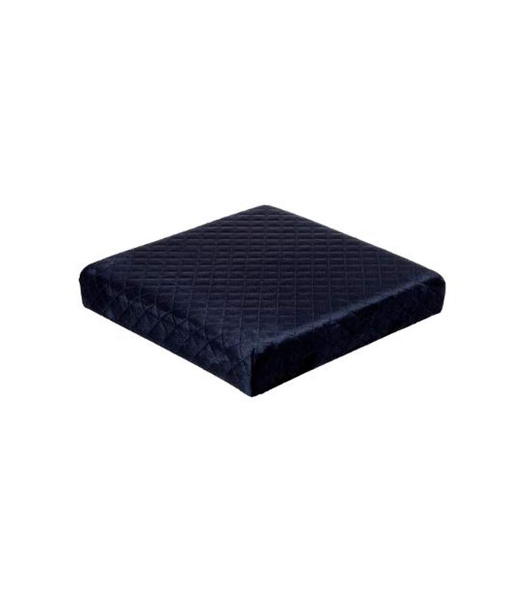 Pouf Carré en Velours Mix N'Modul 31cm Bleu Marine