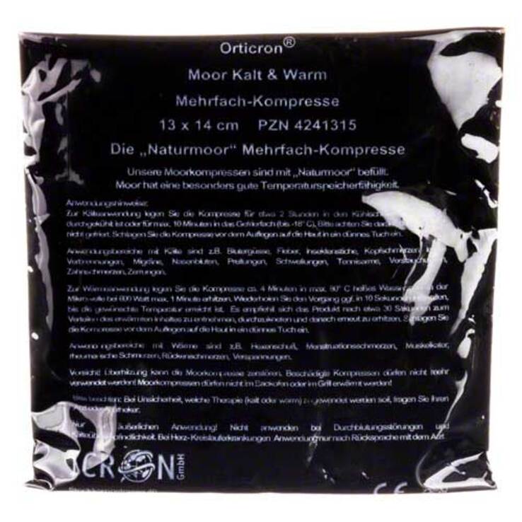 Moor Kalt + Warm Mehrfachkompr.Orticron 13x14 cm, 1 St