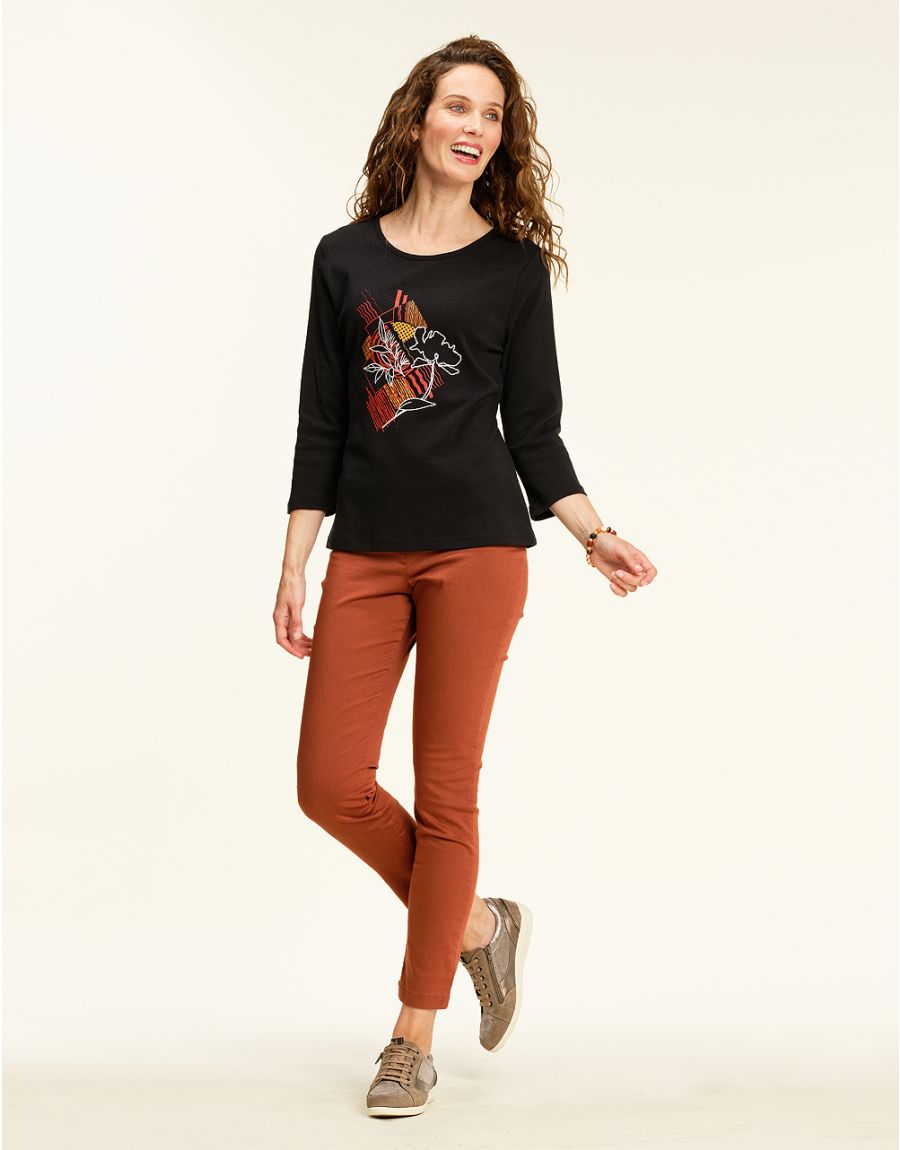 T-shirt noir coton BIO