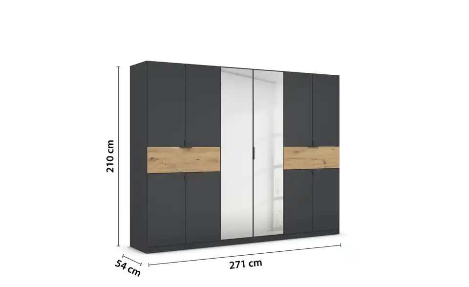 Drehtürenschrank 271 cm 10 Stück