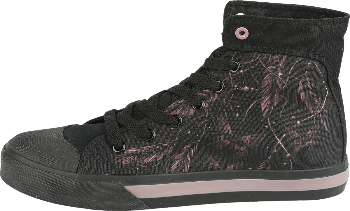 Sneaker with Feathers and Butterflies | Full Volume by EMP Baskets hautes