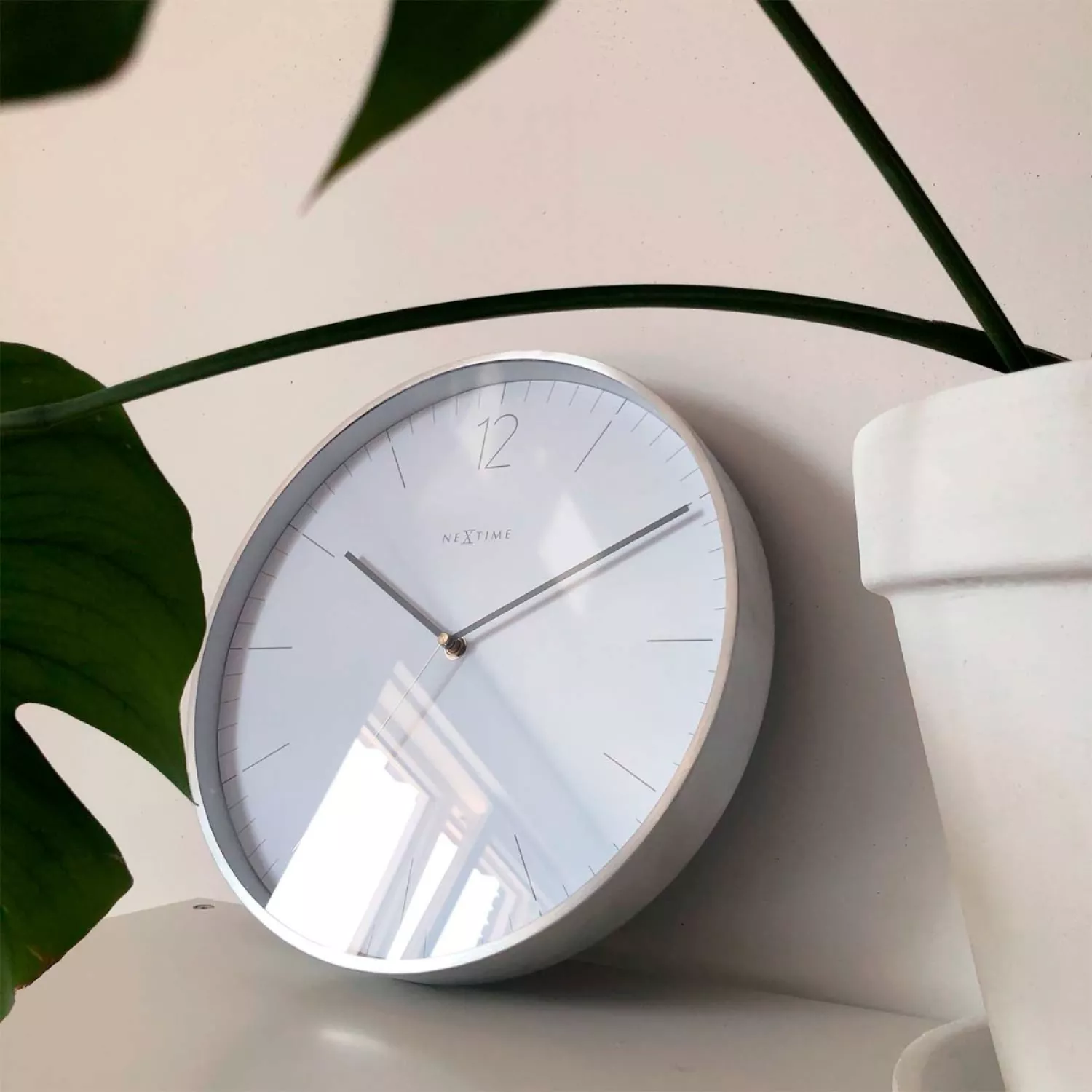 NeXtime Essential Silver Vægur 3254WI