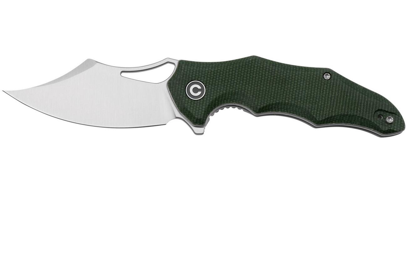CIVIVI Chiro C23046-2 Satin, Green Micarta, zakmes