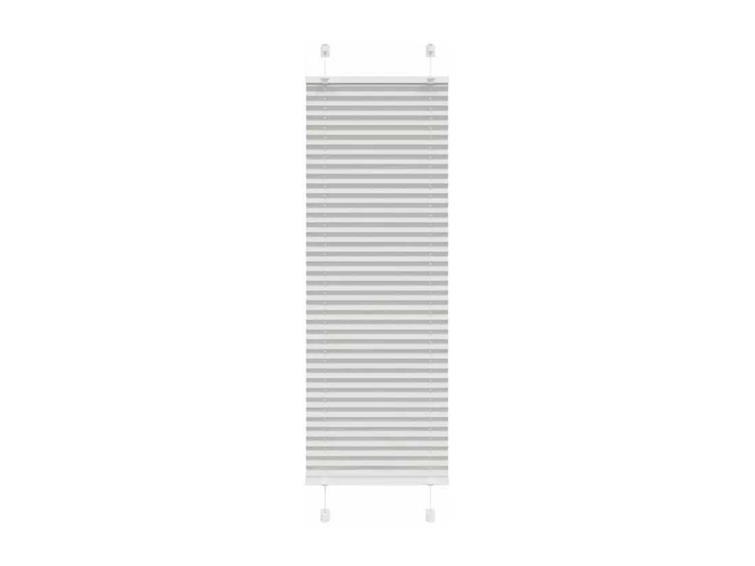 Store plissé gris clair 50x100 cm largeur du tissu 49,4 cm