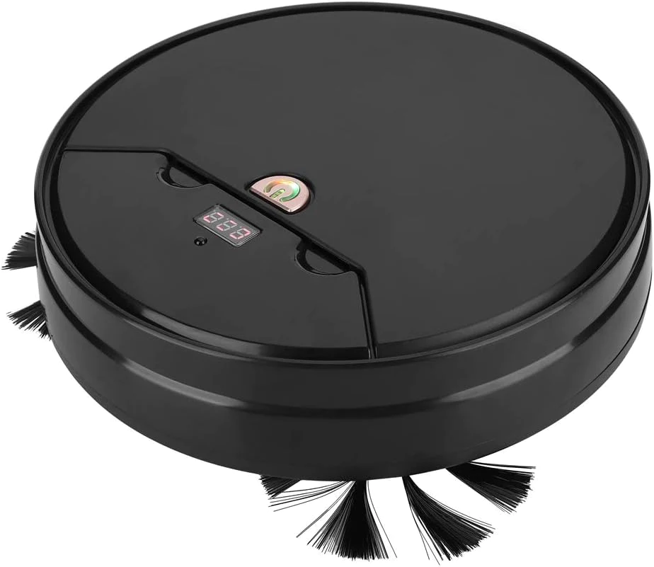 Robot aspirateur Rechargeable par USB noir Vendos85