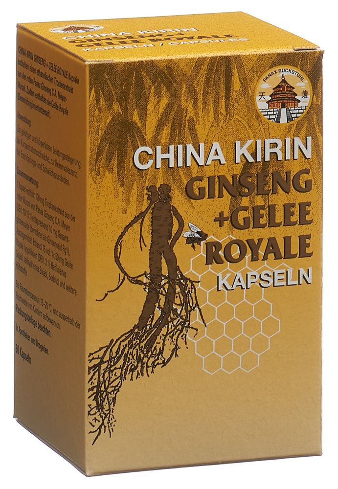 CHINA Ginseng   Gelée Royale Weichkaps Blist 60 Stk