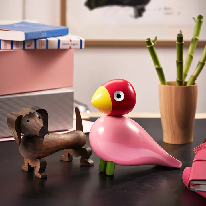 Kay Bojesen - Singvogel Flora, Year Bird 2024, pink