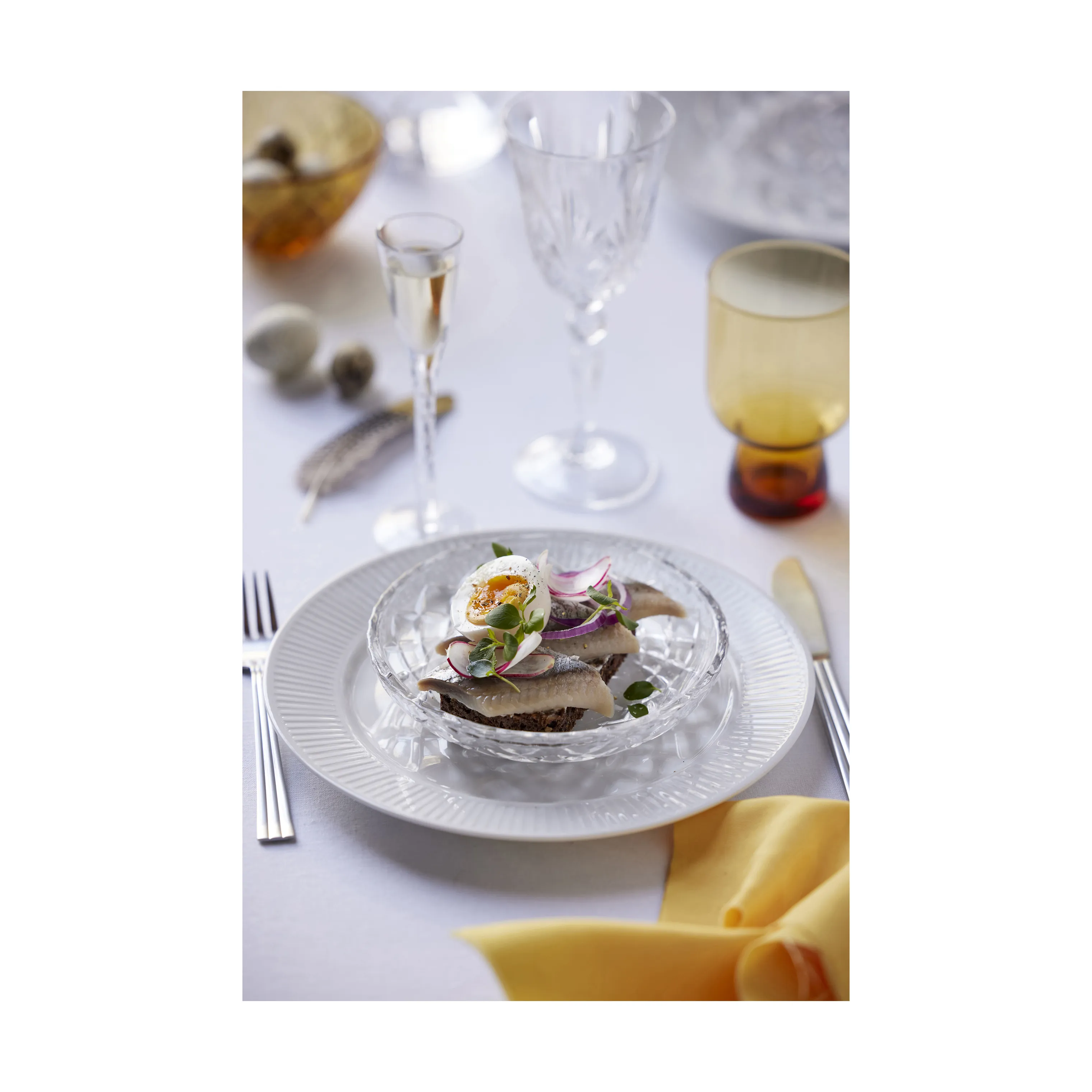 Lyngby Glas Snapseglas - 6 stk