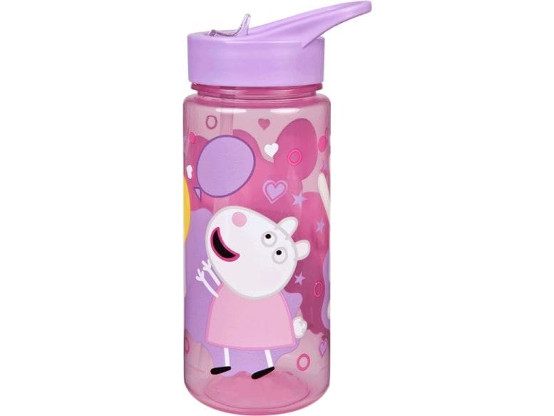 Scooli Trinkflasche Peppa Pig 500 ml, Pink/Rosa/Rot Trinkgefäss für Kinder