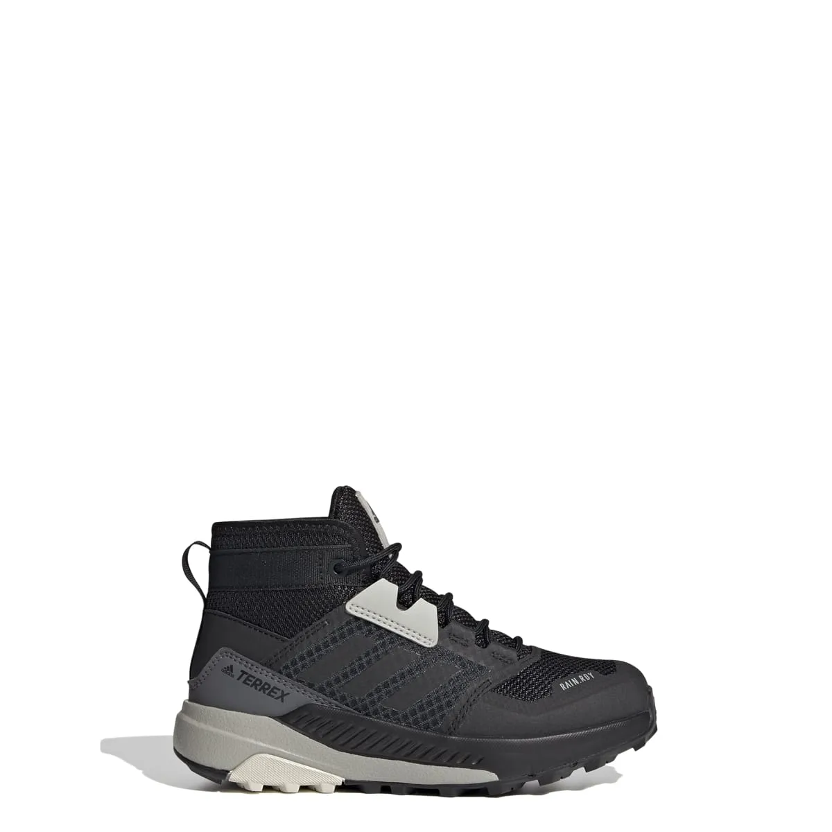 Adidas Kids' Terrex Trailmaker Mid RAIN.RDY Core Black/Core Black/Alumina