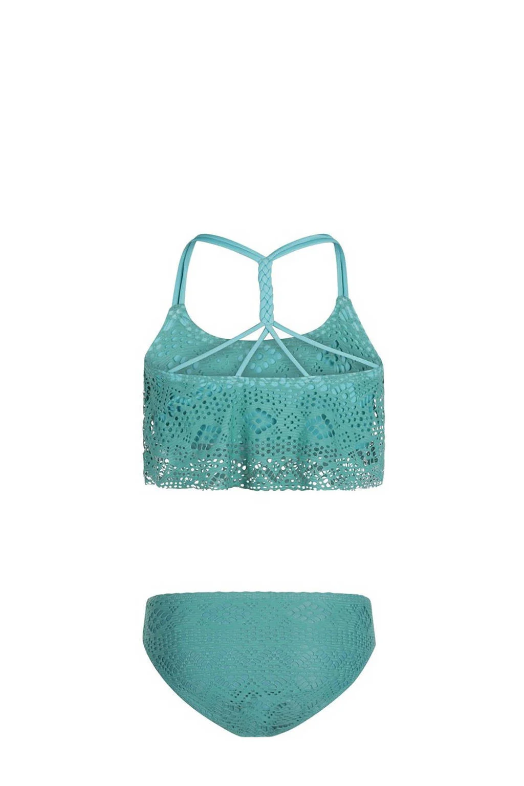 crop bikini groen