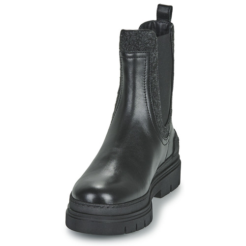Tommy Hilfiger - FEMININE FELT CHELSEA BOOTIE - Noir