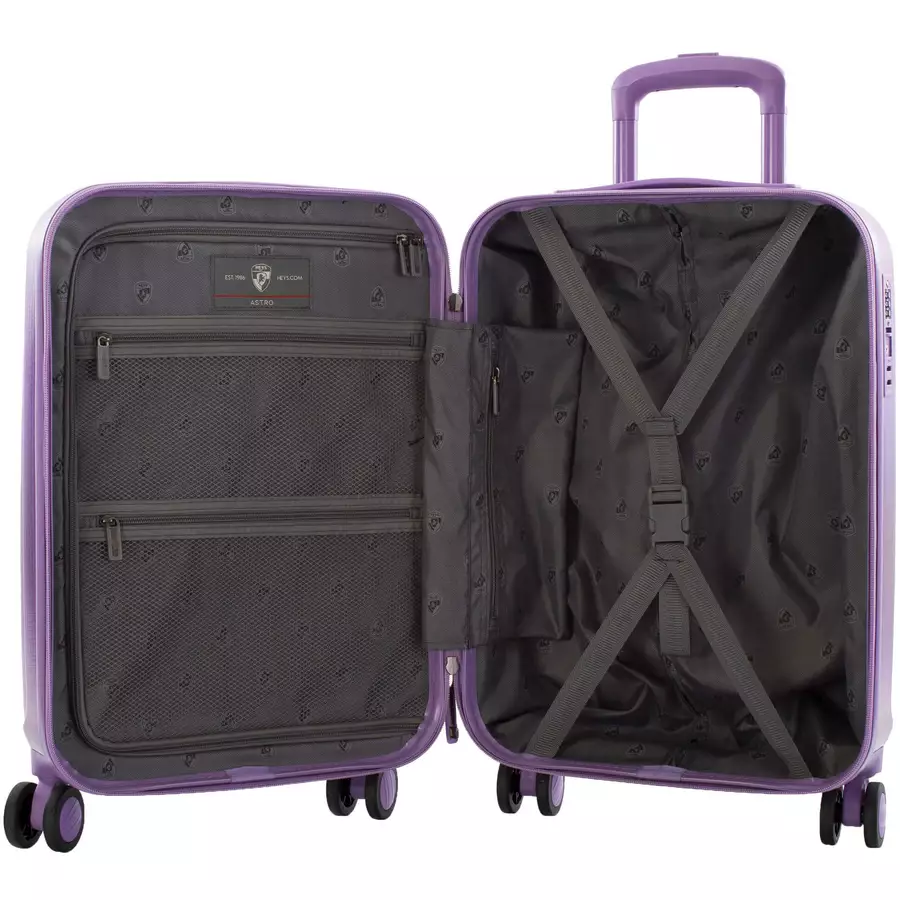 Heys Astro - 4-Rollen-Kabinentrolley S 53 cm purple