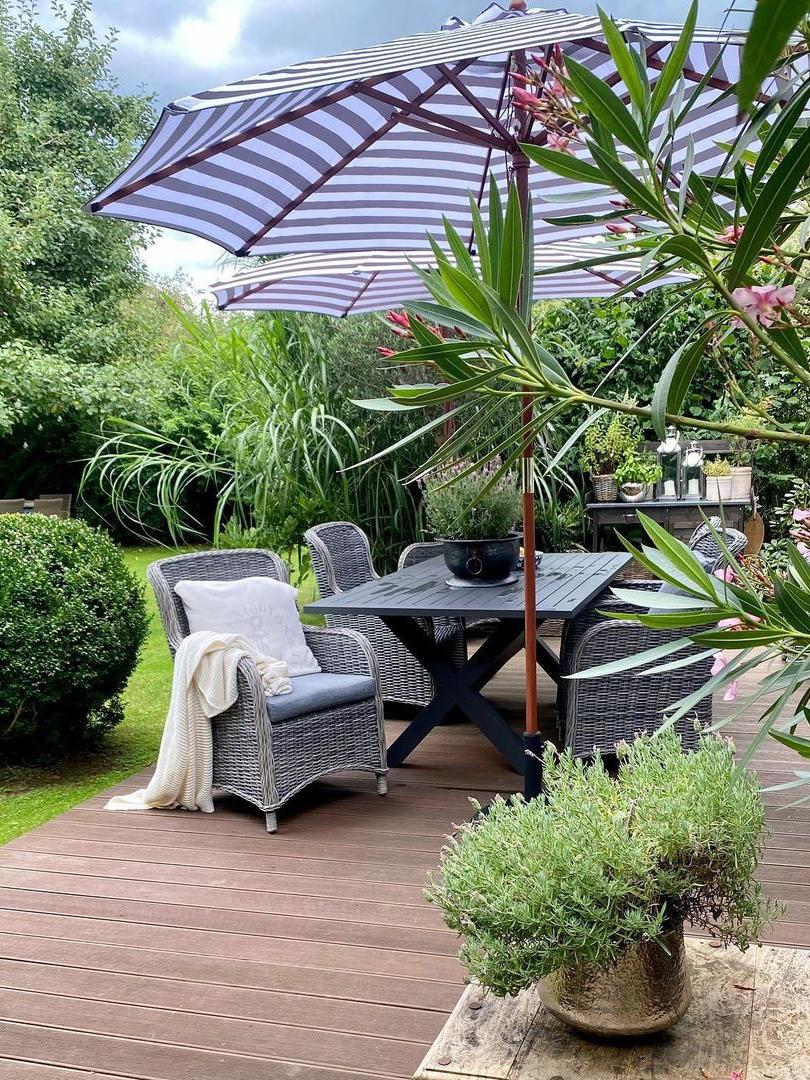 Tuinset 6-zits CASCAIS met kussens PE rotan Grijs