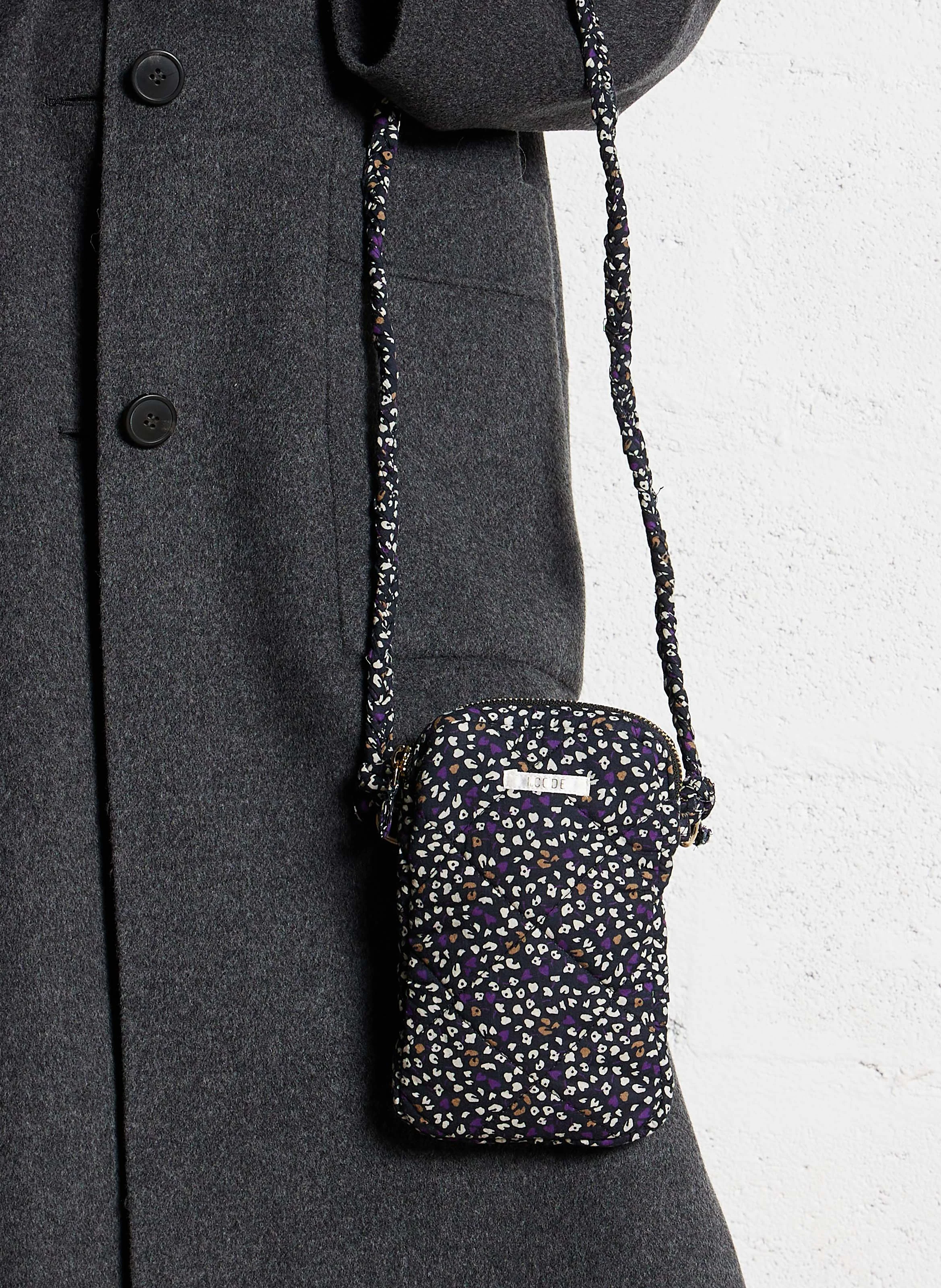 Sac bandoulière en coton | Violet