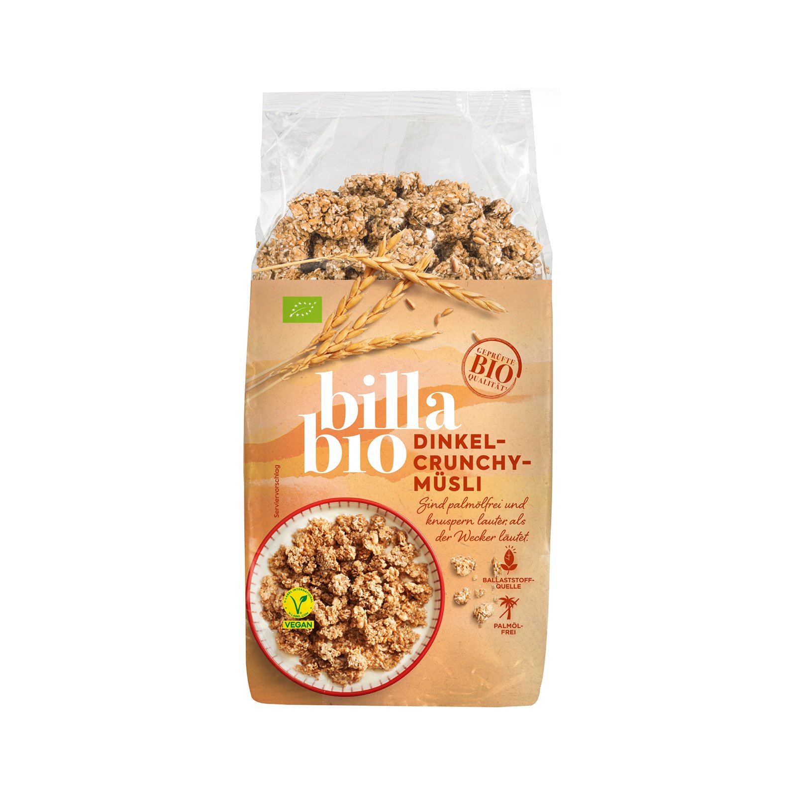 BILLA Bio Dinkel Crunchy-Müsli