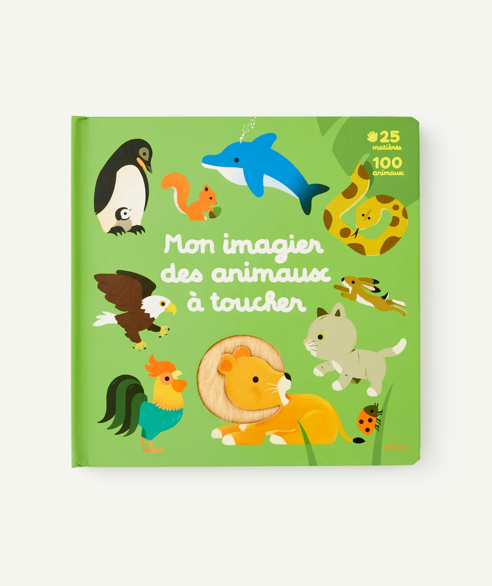 MILANMON IMAGIER DES ANIMAUX À TOUCHER