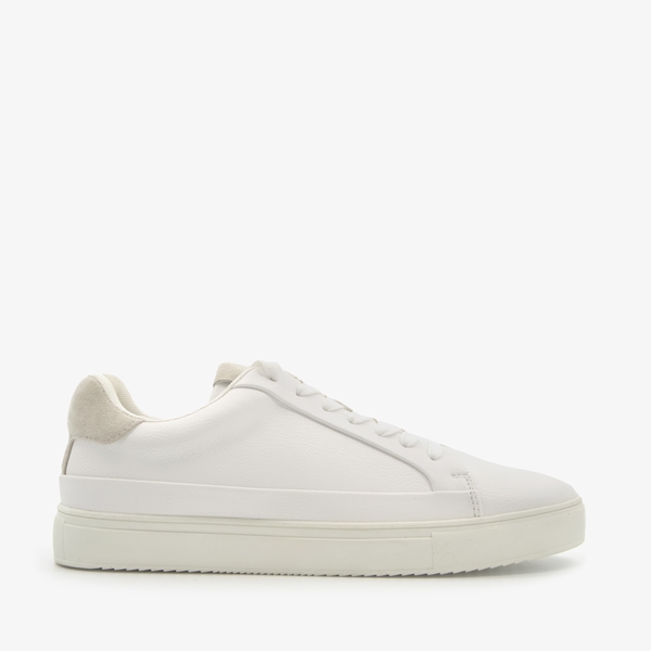 Blue Box lage heren sneakers met beige detail