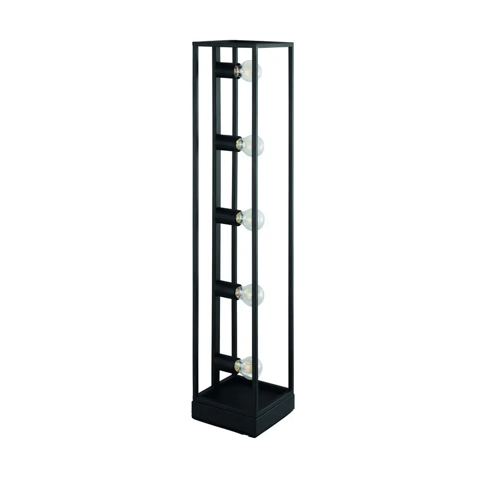 EGLOEldrickVloerlamp-E27-100cm-Zwart
