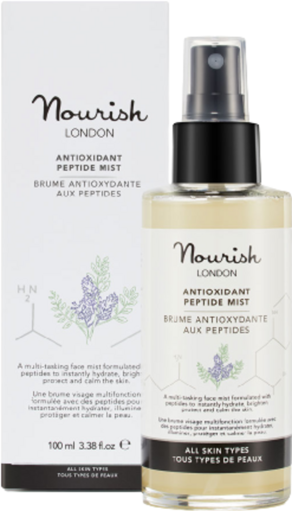 Nourish London  Antioxidant Peptide Mist, 100 ml