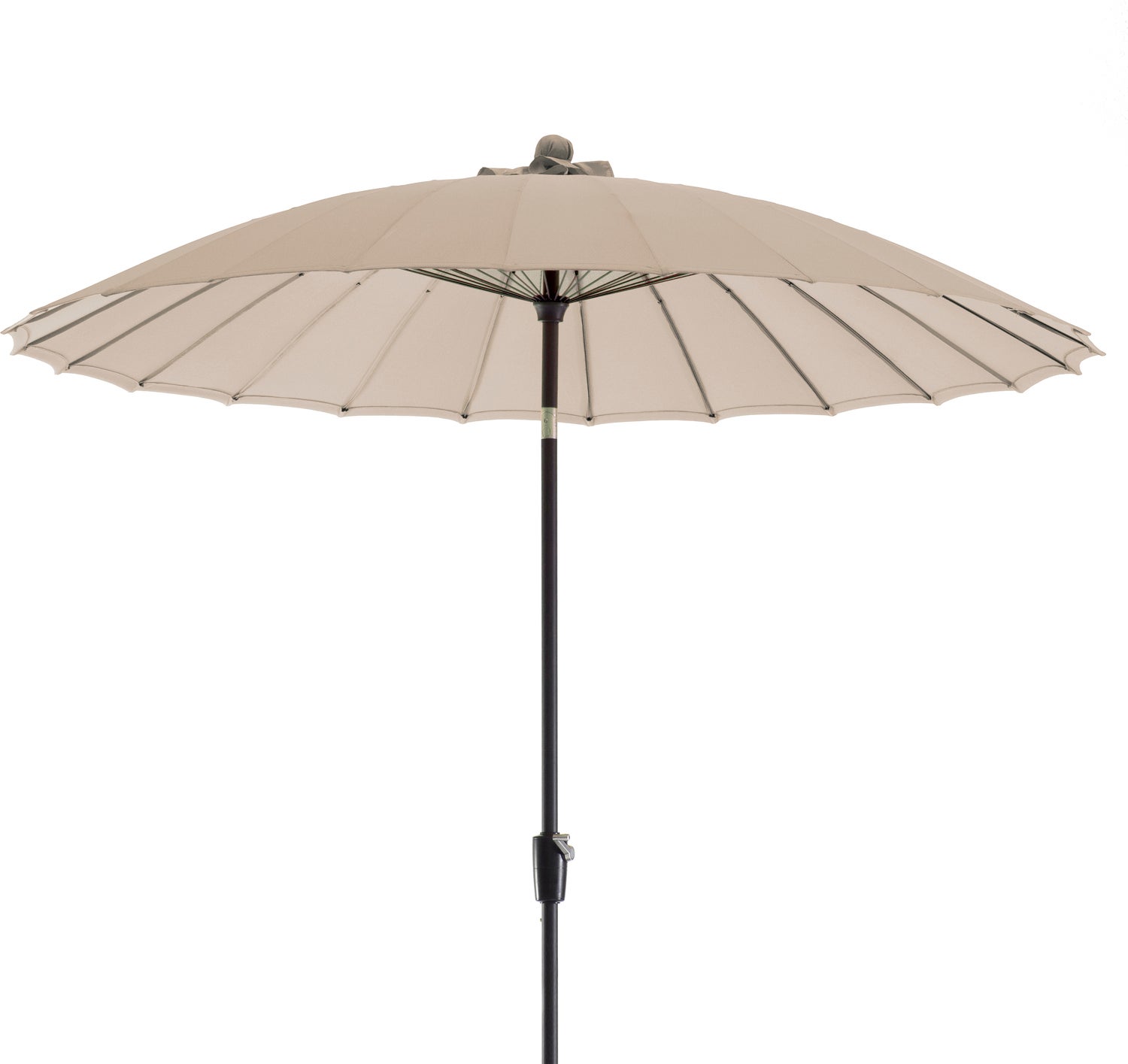 Intratuin parasol Shanghai taupe 80+UV D 300 cm