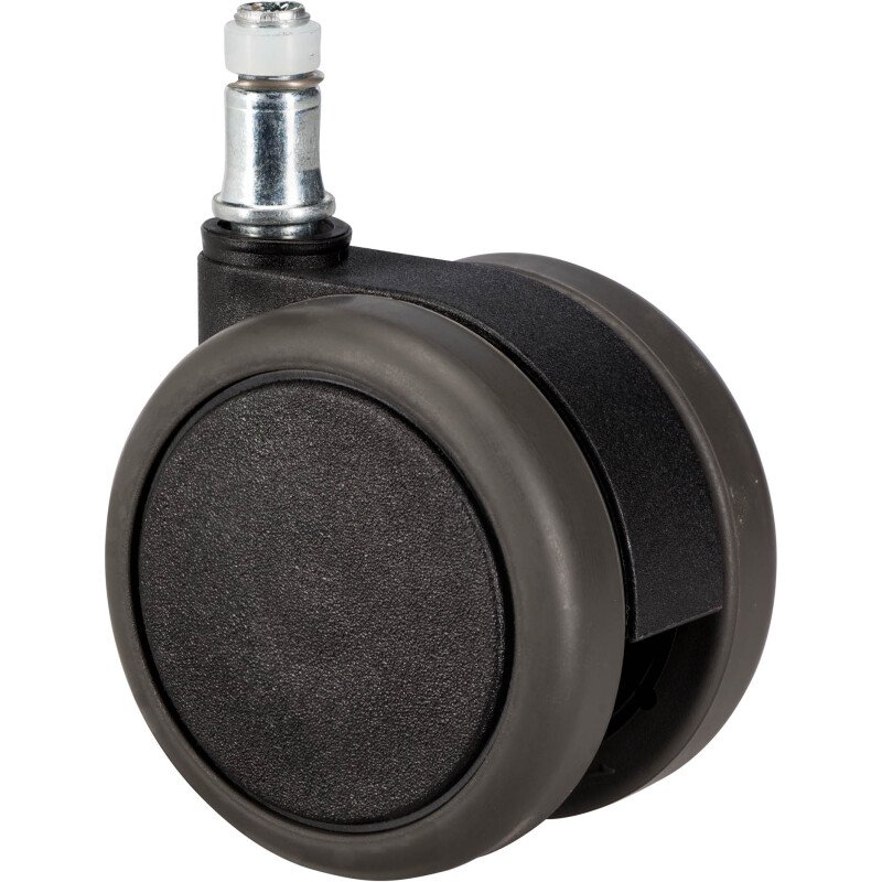 Lot de 5 roulettes auto-freinées 65 mm spéciales sols durs