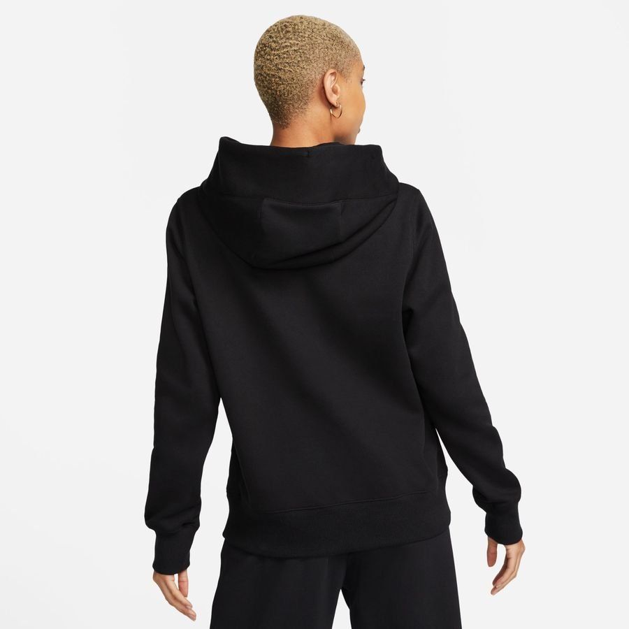 Nike Sweat à Capuche NSW Phoenix Fleece Pullover - Noir/Blanc Cassé Femme